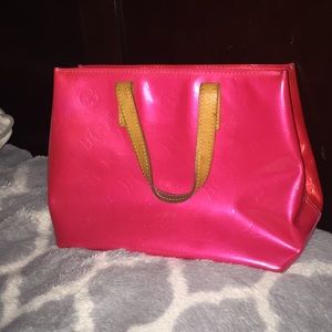 Pink/red Louis Vuitton handbag